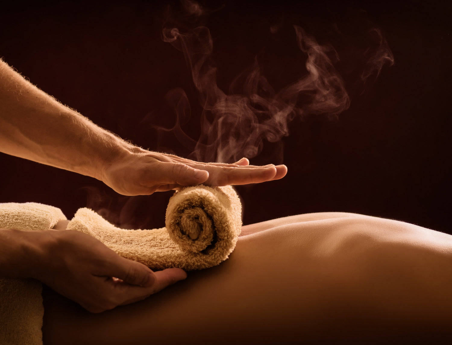 Steam Towel massage treatment